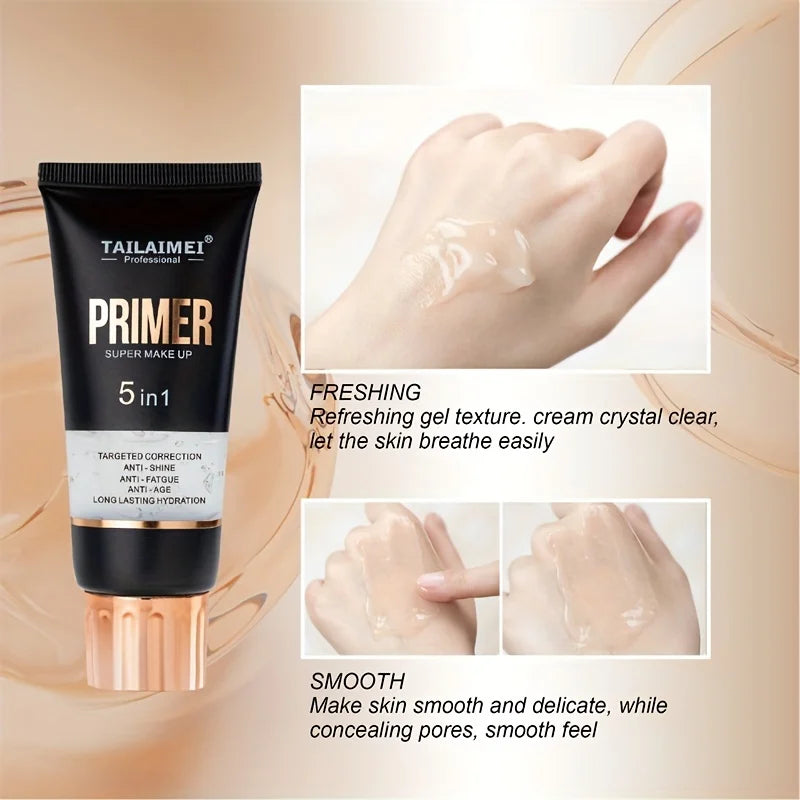 NEW Arrivals Waterproof Base Transparent Korean Gel Make-Up Full Coverage Matte Foundation With Color Retention, Natural Avocado And Rose Gel Cosmetic Accessories