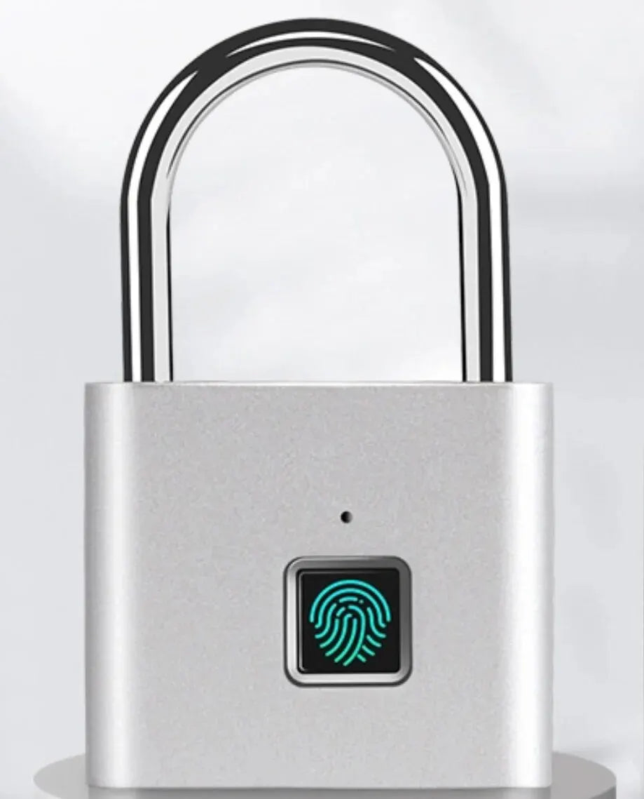 Fingerprint Lock Keyless Waterproof Anti-Theft Smart Lock Fingerprint Padlock Zinc Alloy Intelligent Safety Electronic DoorLock