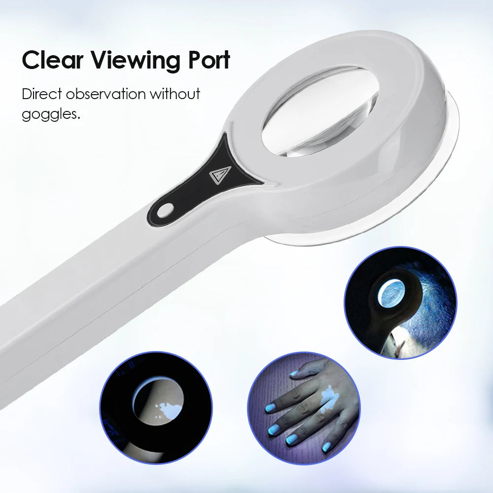 NEW Arrivals Woods Lamp Skin Analyzer For Skin UV Magnifying For Beauty Facial Testing Wood Lamp Light Skin Analysis Detection Personal Care Accessories Skin Care Supplies