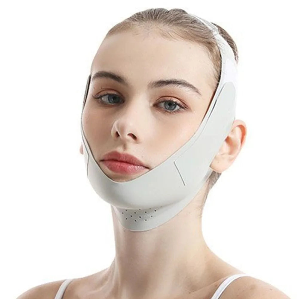 NEW Arrivals Anti Wrinkle Face Slimming Bandage Facial Massage Breathable Face Lift Up Tightening Strap Belt Graphene Elastic Chin Cheek Lifting Belt Cosmetic Supplies