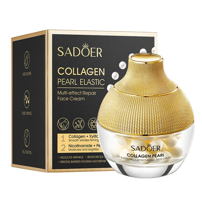 Instant Remove Wrinkle Korean Caviar/Pearl/DNA Sodium/Capsule Cream Retinol Face Anti-Aging Firming Lifting Fade Fine Lines Improve Skin Moisturize Brighten Women Skin Care Supplies Korean Cosmetic Products