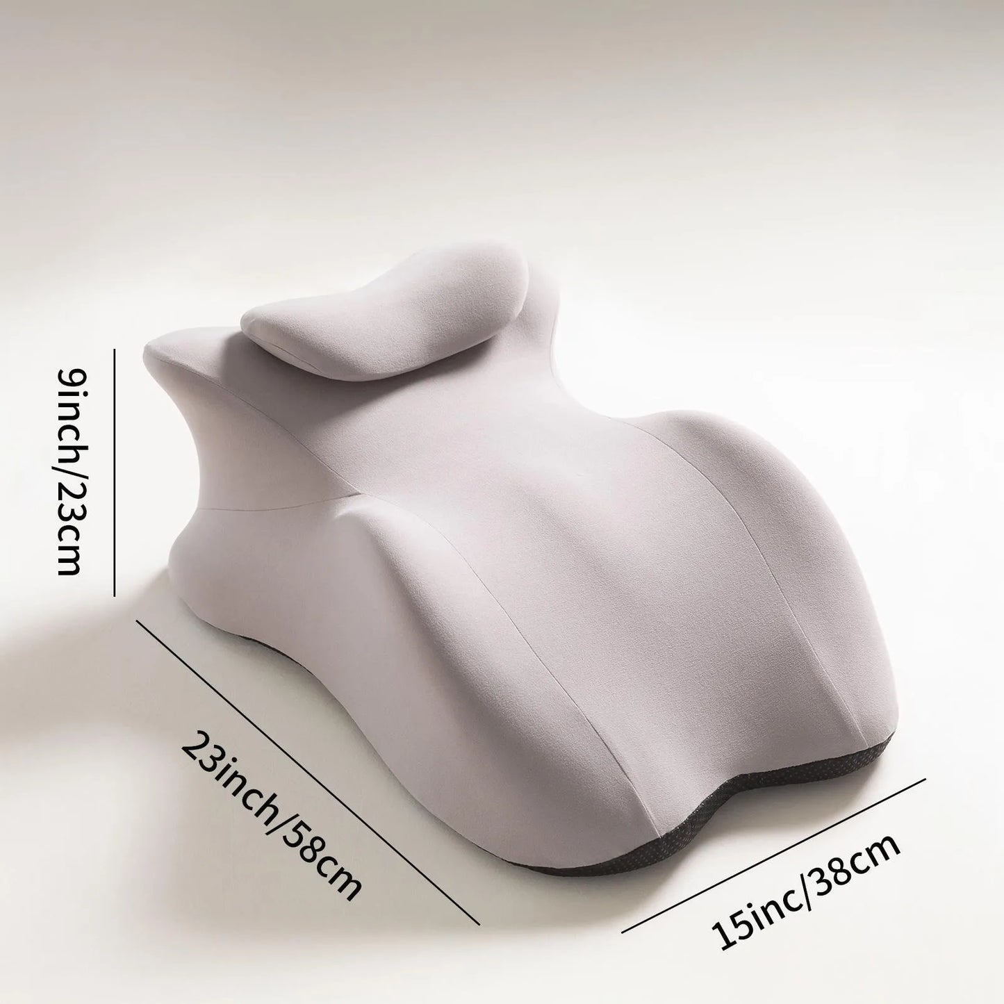 NEW Arrivals Lying in Bed Pillow Prone Pillow Multi-Functional Prone Pillow Memory Foam Ergonomic Pillow Machine Washable And Hypoallergenic Massage Relaxation Supplies