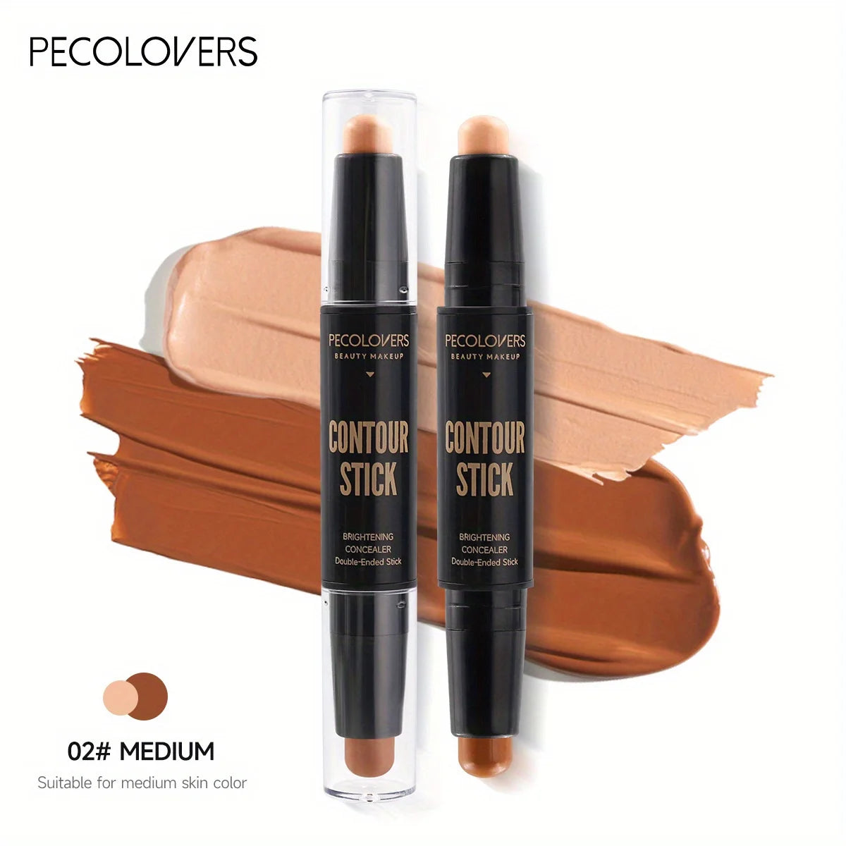 NEW Arrivals Contouring Stick with Double-Headed Concealer Highlighter for Three-Dimensional Nose Bridge Shadow V-Face High Nose Bridge Women Female Cosmetics Supplies
