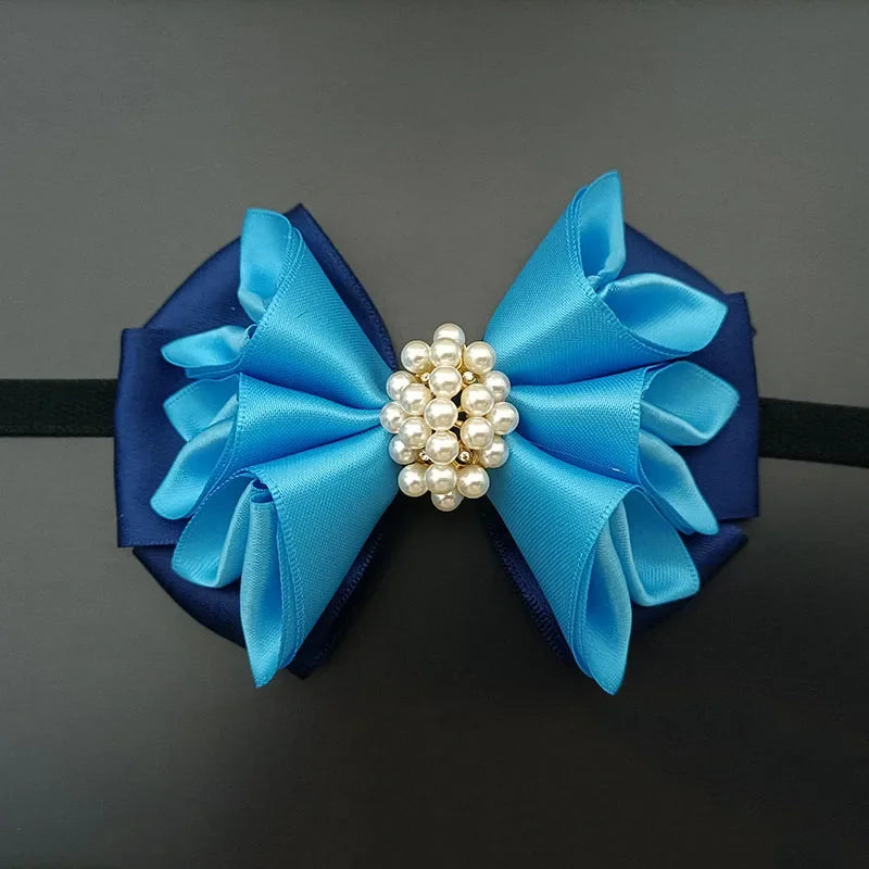 10 Colors Men's Business Wedding Luxury Bow Tie British Suit Shirt Accessories Original Design Handmade Jewelry Gifts Fashion Pearl Crystal Bow-Tie