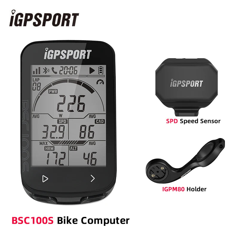 NEW Bicycle Computer Set BSC100S Computer BLE Bluetooth ANT Waterproof Wireless Bike Stopwatch MTB Road Cycling Bike Computer Cycling Accessories Sports Supplies