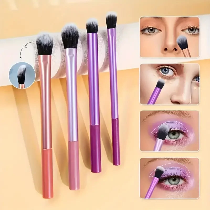8 PCS Set Makeup Brush Kit Soft Synthetic Hair Make Up Brushes Foundation Blush Eyeshadow Women Cosmetic Makeup Tools