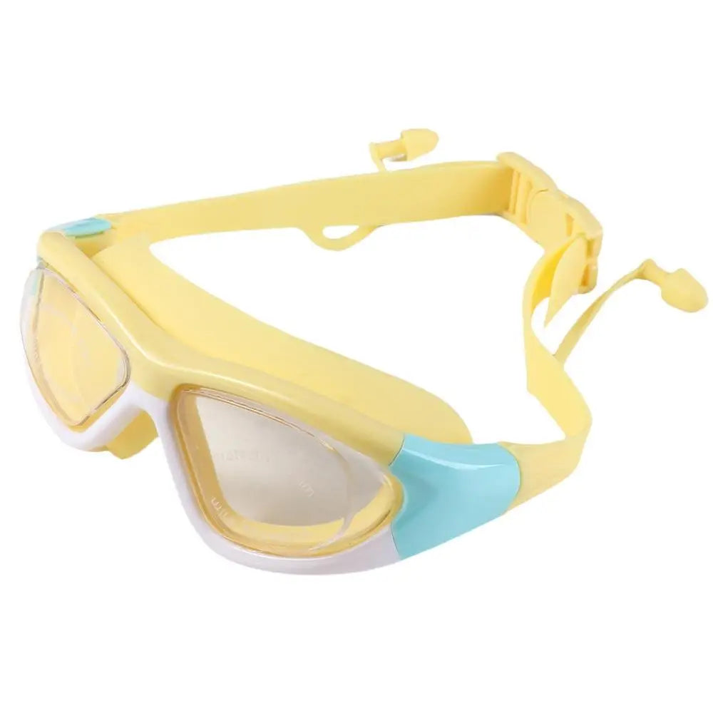 NEW Sports Eyewear Earplug Silicone Anti-Fog UV Protection Waterproof Swimming Glasses Underwater Goggles Swim Goggles Swim Eyewear