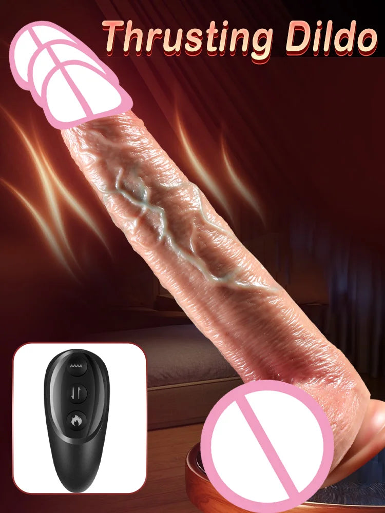 NEW Arrivals 26,5cm Super Long Telescopic Dildo Vibrator Huge Penis Anal Thrusting Realistic Dildos Anal Plug Stimulation Dick Sex Toys For Women Endless Pleasure Adults Sex Store Products