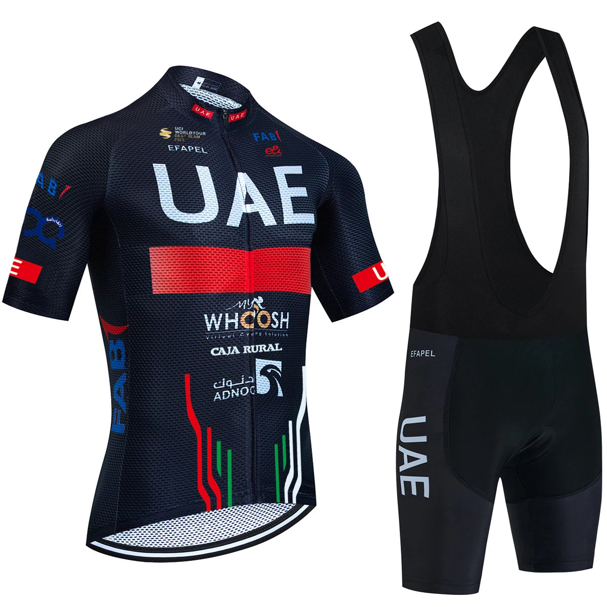 New Cycling Set 2024 UAE Team Cycling Jersey Bike Shorts Men Women 20D Ropa Ciclismo Riding Maillot Bicycle Clothing Uniform