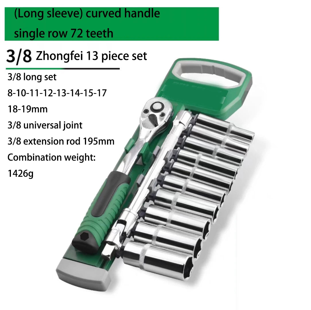 NEW Arrivals Hand Tools, Key Set Wrench, Ratchet Wrench Set 1/4 3/8 1/2 Auto Repair Spanner Tools Car Repair Accessories