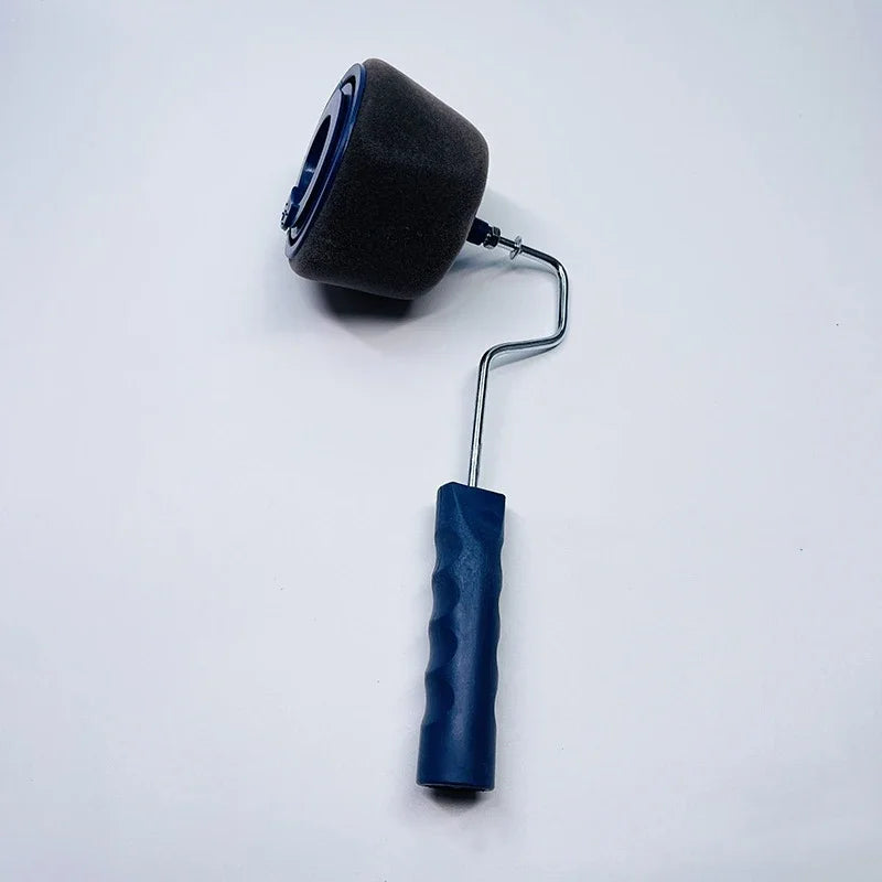NEW Arrivals 7PCS Set Wall Texture Roller Paint Brush Telescopic Rod Set Expansion DIY Sponge Self Suction Coat Wall Paint Machine Used for Wall Corner Coating Tools Home Painting Accessories