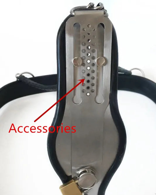 4 Colors Stainless Steel+Silicone Female Chastity Belt BDSM Bondage Harness Strap On Panties Chastity Lock Device Sex Toys For Woman Fetish Supplies