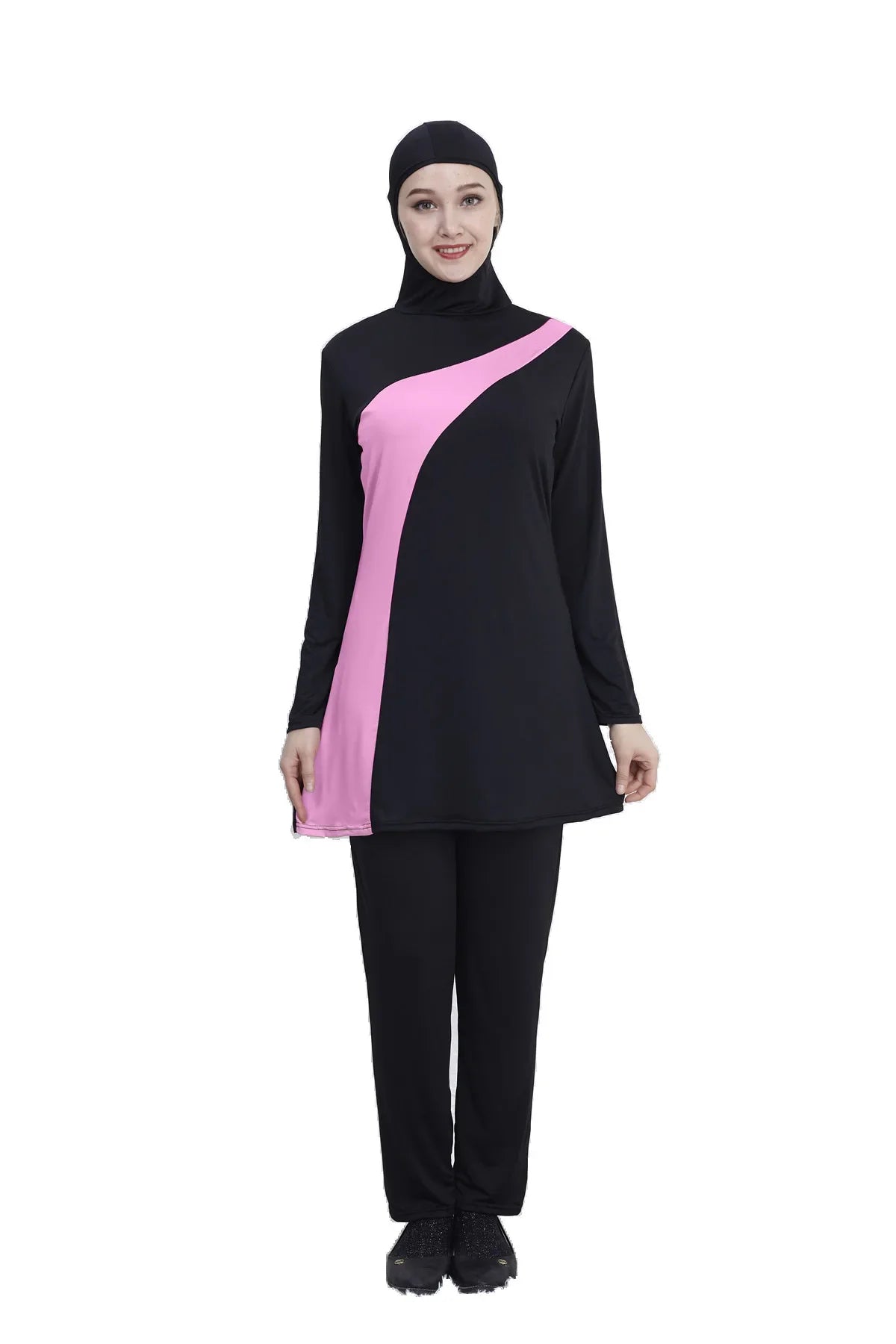 S-5XL PLUS SIZE Muslim Swimsuit Islamic Women Conservative Bathing Burkini Suit Full Cover Beach Swimwear Hijab Swimsuit Burkinis Modest Swimwear Burkini Algerian Dubai Islamic Apparel Supplies