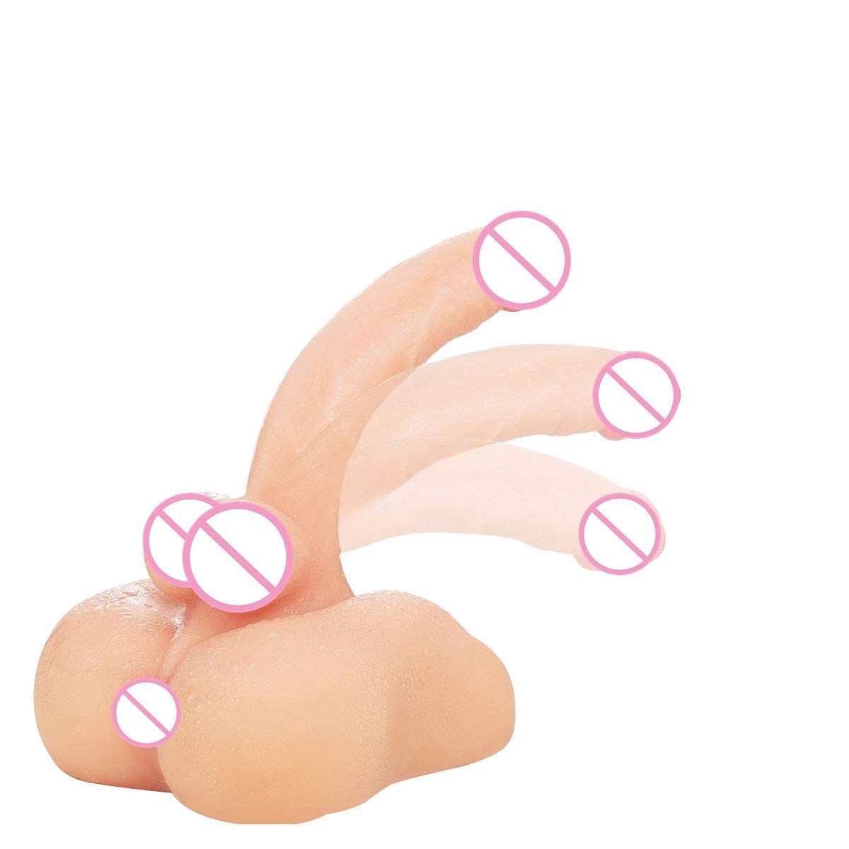 male vagina soft dildo anal gay sex toys real 18cm penis masturbation rubber ass cock Sex Doll for Women Adults Lesbian Shemale