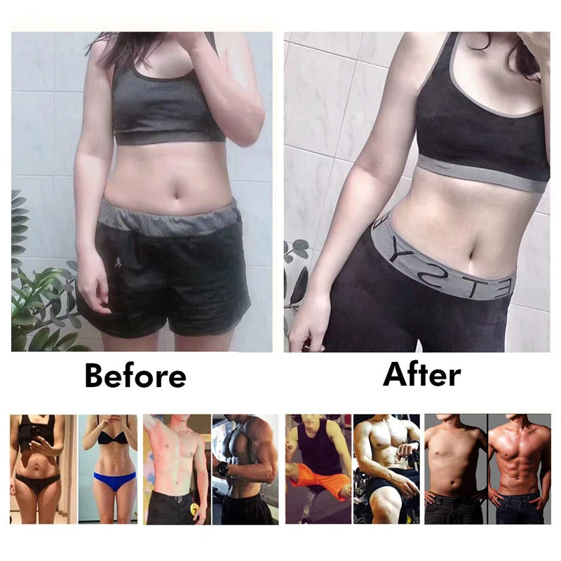 NEW Arrivals Women Men Wireless EMS Muscle Stimulator Toner ABS Abdominal Hip Trainer Weight Loss Fitness Shaping Electric Body Slimming Massager Sports Supplies
