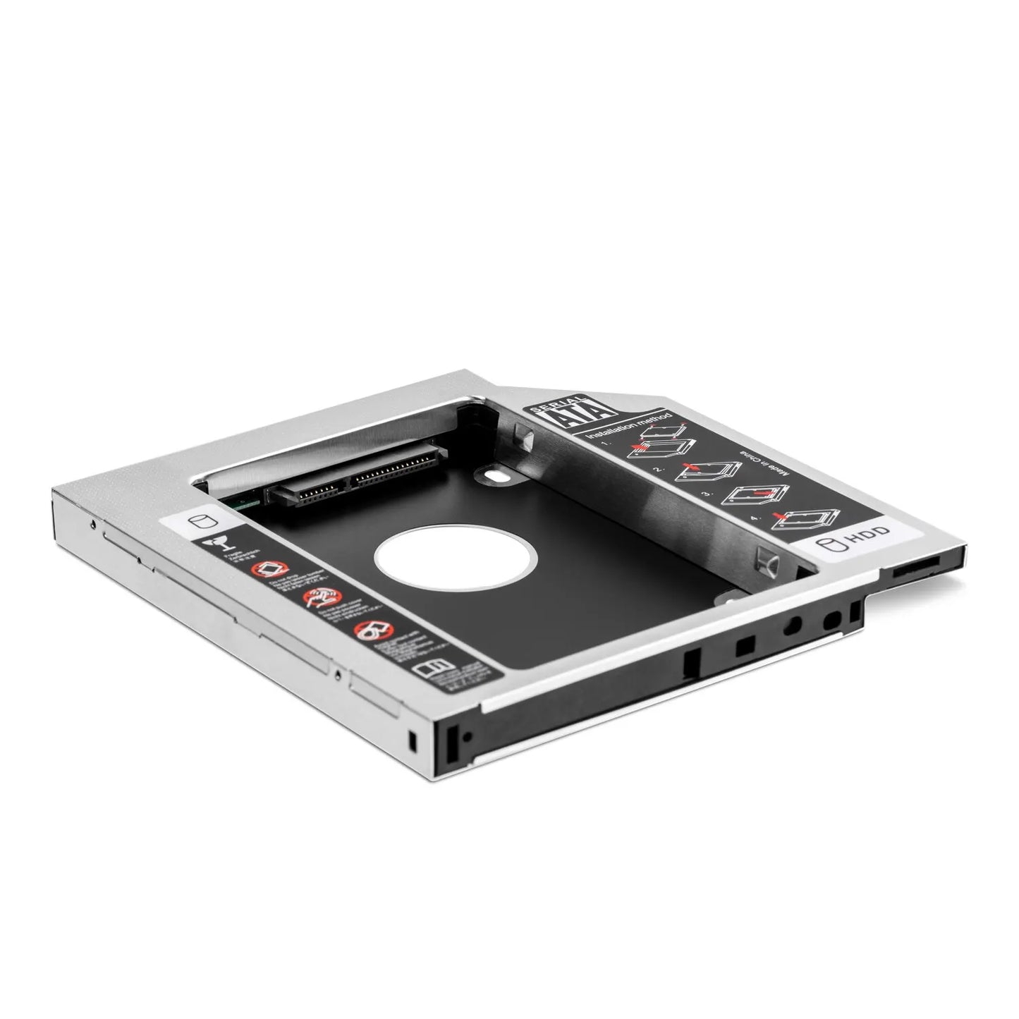 UnionSine 9.0 9.5 12.7mm HDD Caddy SATA 3.0 for 2.5'' SSD Case Hard Disk Drive Adapter for Laptop CD DVD-ROM Optibay
