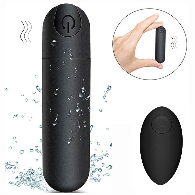 Vibrating Remote Control Powerful Mini Bullet 10 Modes for Women Clitoris Stimulator Dildo Adult Sex Toy Anal Massage Vibrator