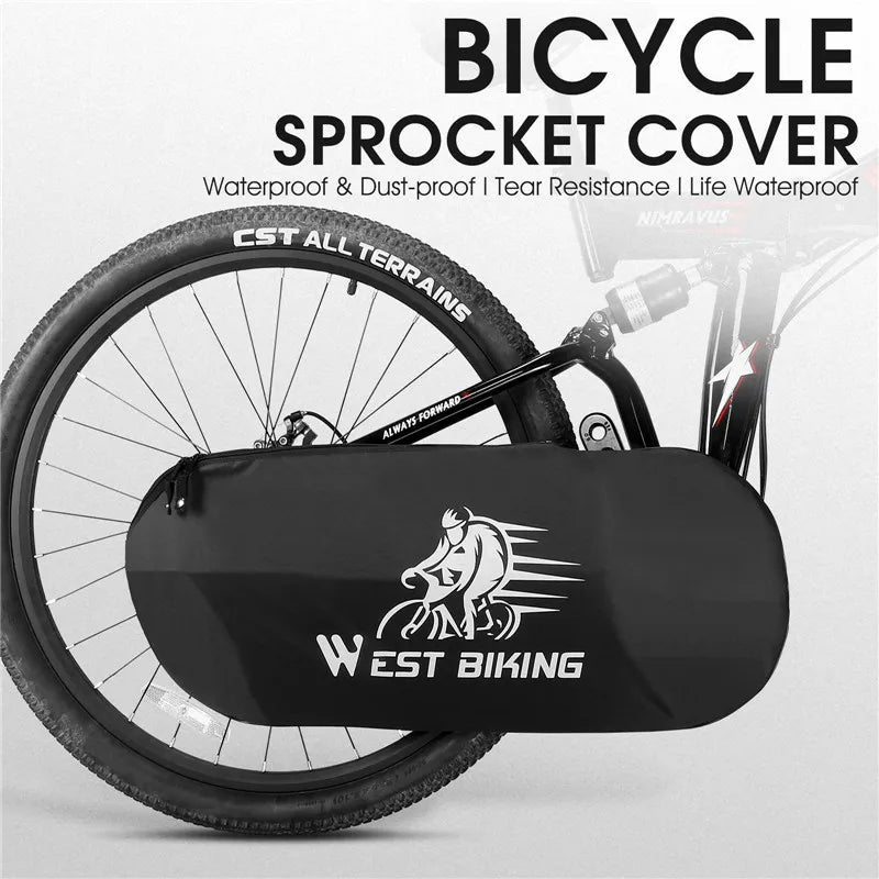 NEW Arrivals Bicycle Sprocket Dustproof Cover MTB Road Bike Chainwheel Waterproof Sprockets Cover Pad Bicycle Accessories Sports Supplies