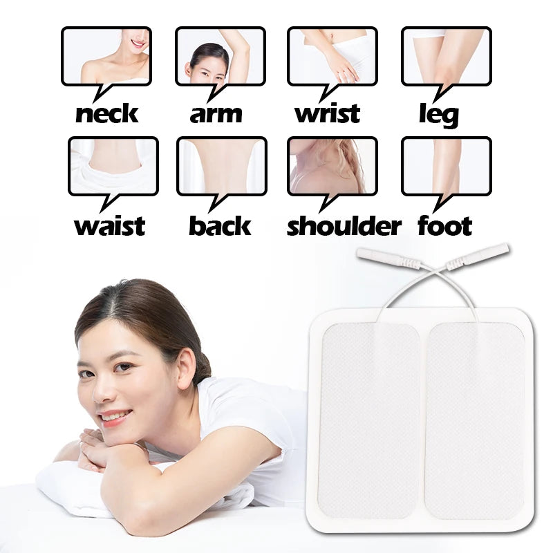 NEW Arrivals 20/50PCS Set 9*5cm Self-adhesive Electrode Pads Patch for Body TENS Massager Pulse Muscle Stimulator Acupuncture Massage Gel Sticker