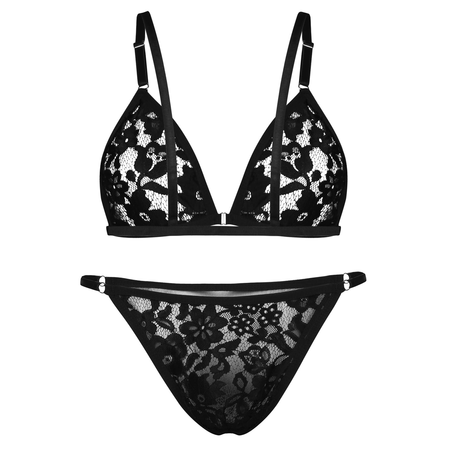 Men's Sexy Bra Underwear Sets Men Seat Belt Lace Lingerie BDSM Chest Strap Sex Lingerie Sissy Outfit Crop Top Men Gay