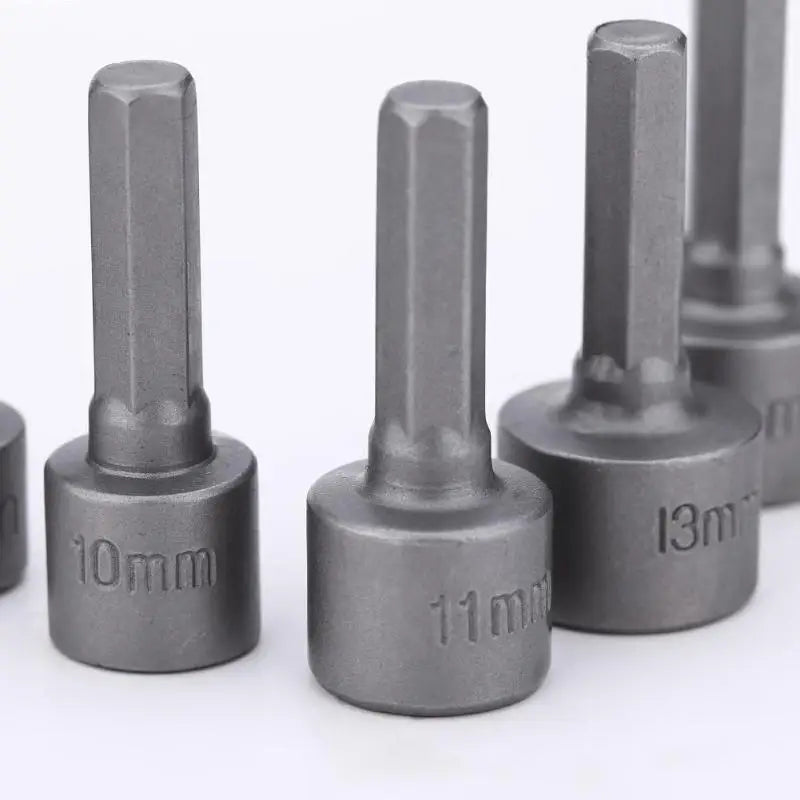 NEW Arrivals 9PCS/Set 5mm-13mm Hex Sockets Sleeve Nozzles Nut Driver Set Screwdriver Set Schroevendraaier Set Bits Sets Tools Socket Wrenches