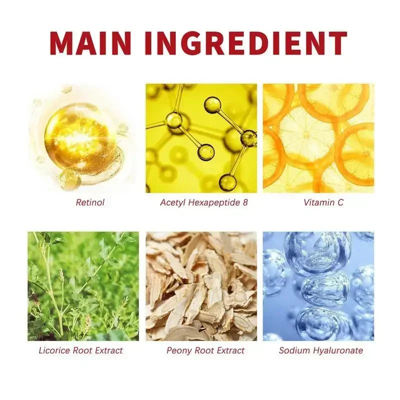 Retinol Face Moisturizing Cream With Vitamin C Licorice Root & Peony Extracts Night And Day Cream Reduce Fine Line For Women