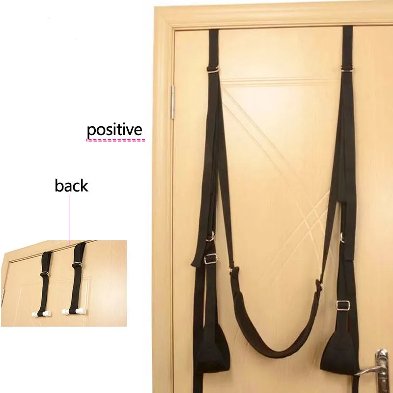 Adjustable Sex Swing Soft Material Straps Fetish Bandage Game Chairs Hanging Door Swing Erotic Sex Toys For Couples Sex Shop