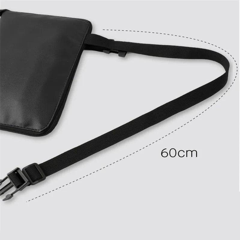 1PC "ONLY BAG" PU Leather Women Girls Make-Up Brush Bag With Zipper Belt Multi-function Cosmetic Bag For Professional Make-Up Artist Large Capacity Storage Bag Female Ladies Luxury Cosmetics Accessories Products
