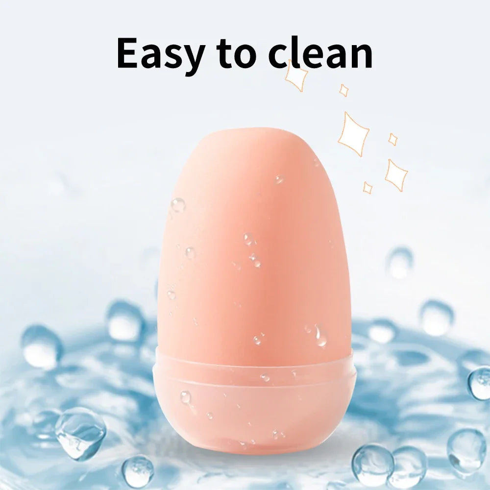 Adult Mini Portable Masturbation Egg Cup Realistic Vagina Beginner Soft Masturbation Cup Penis Massager Stimulator Sex Toys for Man
