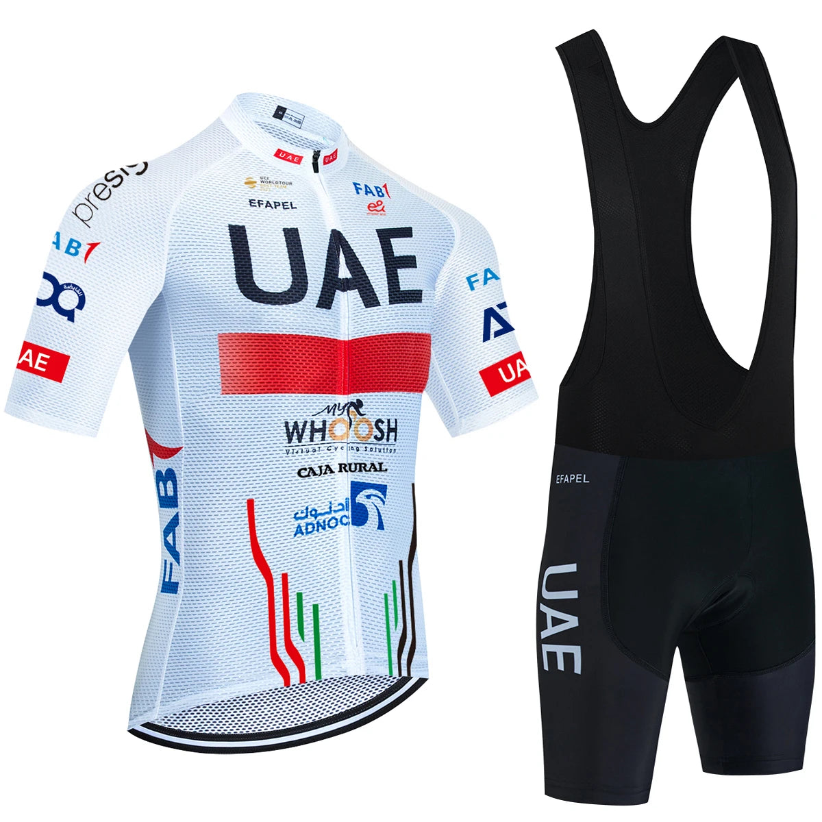 New Cycling Set 2024 UAE Team Cycling Jersey Bike Shorts Men Women 20D Ropa Ciclismo Riding Maillot Bicycle Clothing Uniform