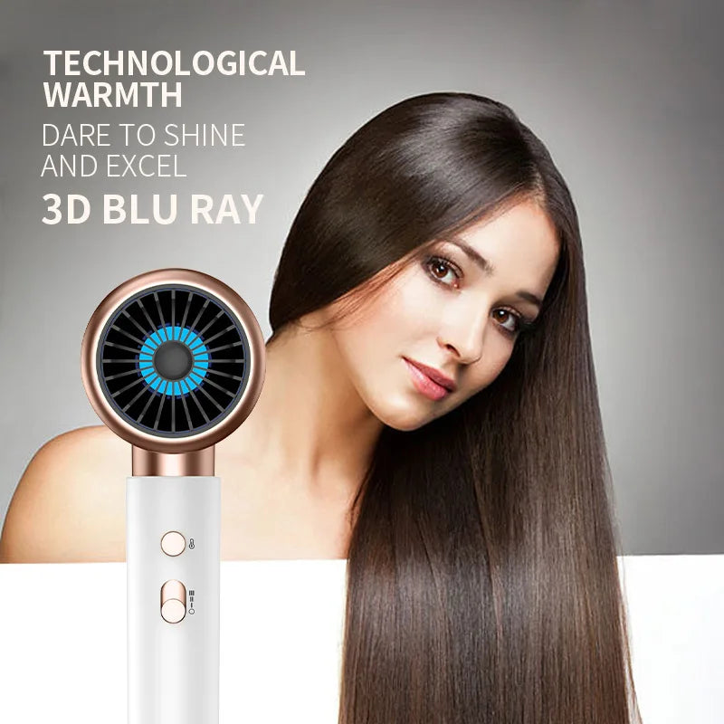 NEW BRAND from Japan  Professional High-Speed Hair Dryer 2400W High-Power Silent EU/UK Plug Household Hair Salon Hair Dryer Hair Care Accessories