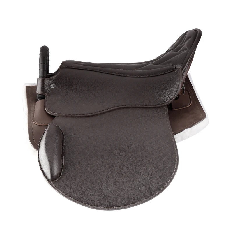 British Style Horse Equestrian Saddle for Horse Riding, Equestrian Equipment, The Seat on which a knight Rides