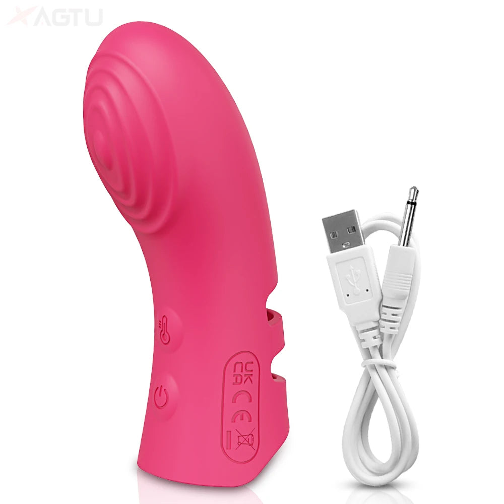 NEW Arrivals Finger Vibrator Masturbation Sexy Adult Female Couple Clitoris Penetration Vagina Vibration Stimulator Dildo Vibrator Adult Toys