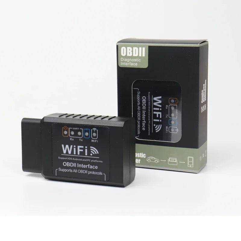 NEW Arrivals Popular ELM327 Wi-Fi OBD2 Code Reader Scanner V1.5 Car Diagnostic Tools Car Fault Detector For Android/IOS/PC