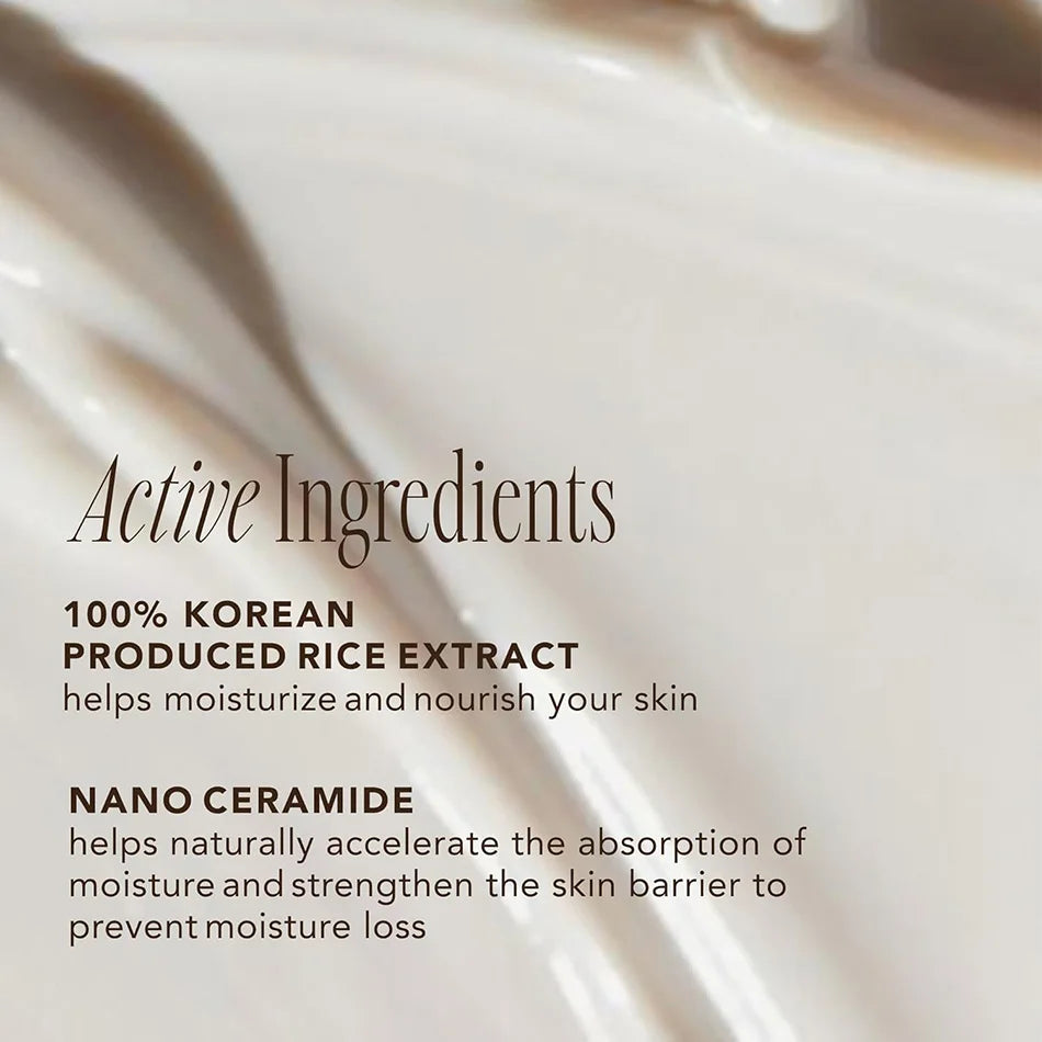NEW Original Korean Rice Ceramide Moisturizing Cream Hydrating Targets Dryness, Brightening Lightweight Moisturizer Face Cream Women Beauty Salon Spa Products Female Skin Care Accessories Supplies