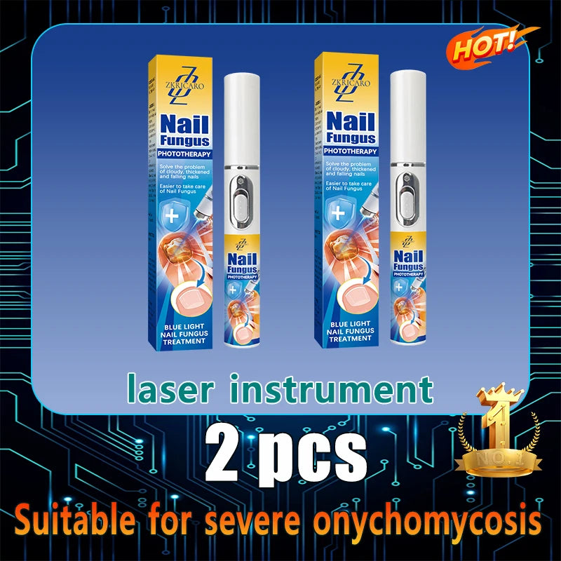 Hot Sellers: Buy 3 Get 2 Free : Nail Cleaning Tools, Blue Light Laser Tools Root Repair Onychomycosis Fungus Toenail Hands Finger Treatment Upgraded to Second Generation Women Men Skin Care Supplies