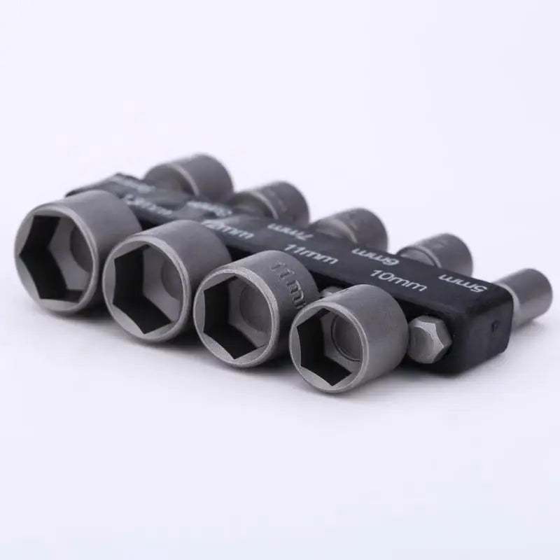 NEW Arrivals 9PCS/Set 5mm-13mm Hex Sockets Sleeve Nozzles Nut Driver Set Screwdriver Set Schroevendraaier Set Bits Sets Tools Socket Wrenches