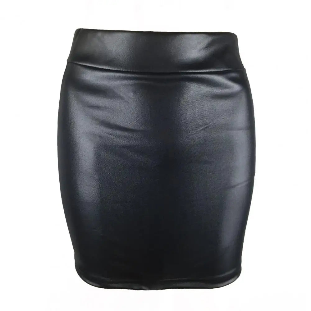 NEW Arrivals S-3XL High Quality Leather Matte Slim Mini Sexy Fashion PU Hot Short High Waist Skirt Evening Nightclub Party Streetwear Office Lady Clothes Girl Ladies Luxury Fashion Apparel Supplies