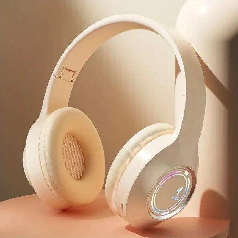 NEW!!!! 5.2 Cool M3 Headset Bluetooth Earphones Foldable Glowing Card Insertion Stereo Sound Long Battery Life Sports Supplies