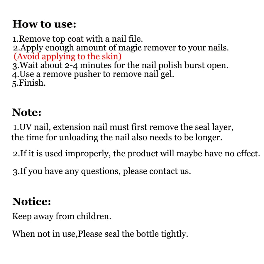 330g Magic Burst Remover Fast Nail Gel Polish Remover Clean UV Soak Off Semi Permanent Varnish Nail Art Removal Tools
