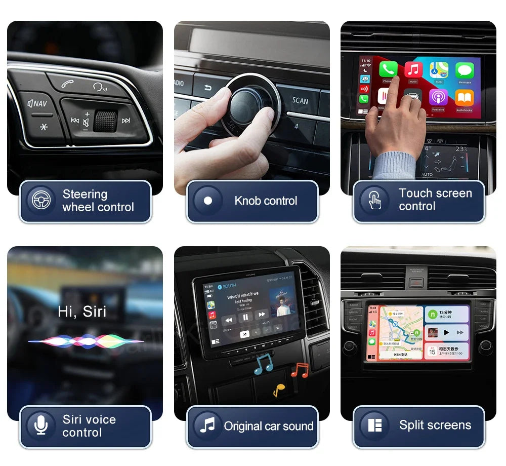 Android 13 Ai Box Wired to Wireless Car Play Android Auto Adapter WiFi For YouTube Netflix Cars Smart Ai Box Built in Play Store