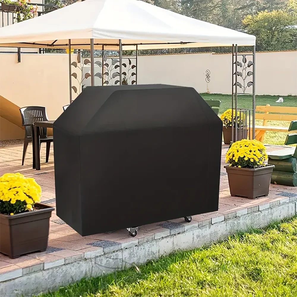 NEW S(80x60CM) XXL(190x17x117CM) BBQ Grill Barbeque Cover Anti-Dust Waterproof Weber Heavy Duty Charbroil BBQ Cover Outdoor Rain Protective Barbeque Cover