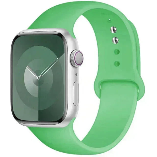 Original Silicone Strap For Apple Watch Band 44mm 38-40 42-46 41-45 46MM 49 mm Bracelet Watch Serie Accessories 10 9 7 4 5 6 8 SE Ultra 2 3 Electronics Supplies