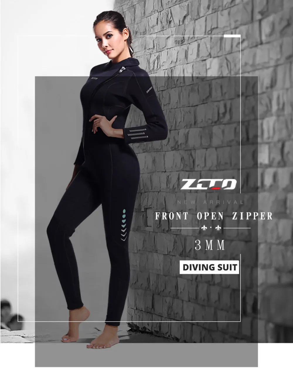 NEW S-4XL Plus Size 5 Colors Women Men Premium 3MM Neoprene Professional Diving Wetsuit Surf Scuba Diving Suit Keep Warm Kayak Surfing Fishing Spearfishing Kitesurf Women/Men Wet Suit