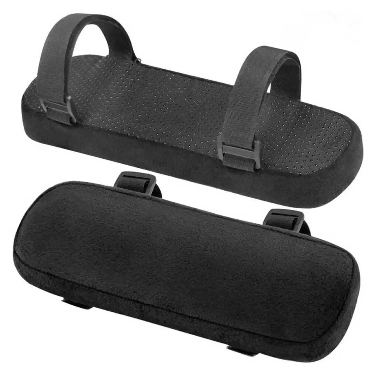NEW Arrivals 2PCS Soft Armrest Cushion Memory Foam Home/Office Chair Arm Rest Covers Computer Gaming Elbow Cushion, Removable Washable Set