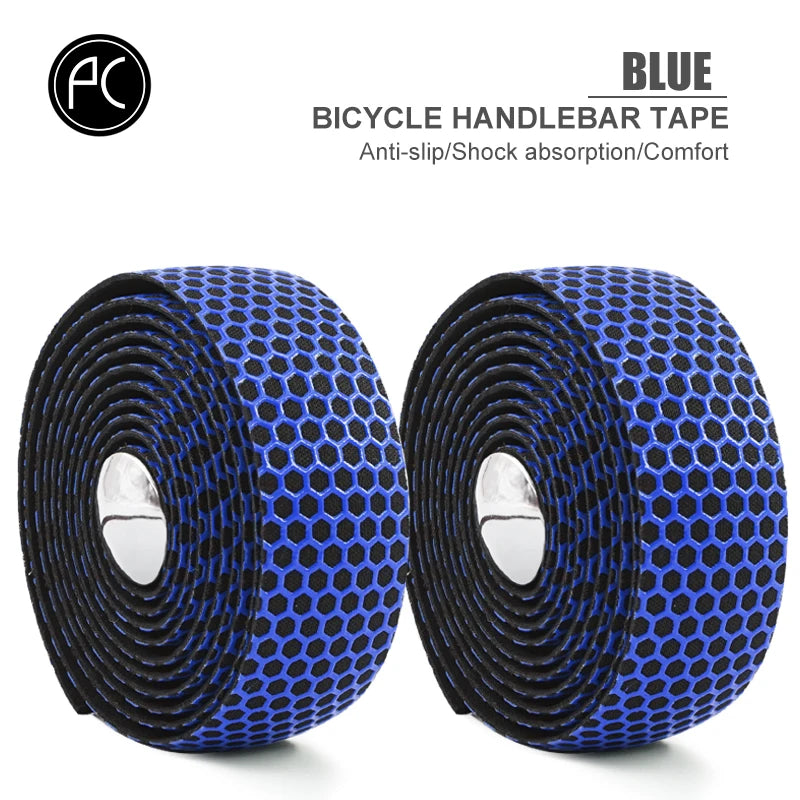 NEW Arrivals Road Cycling Handlebar Tape - Anti-Slip, Sweat-Absorbent, Honeycomb Patterned Cycling Essential Film Bicycle Parts Accessories Sports Supplies