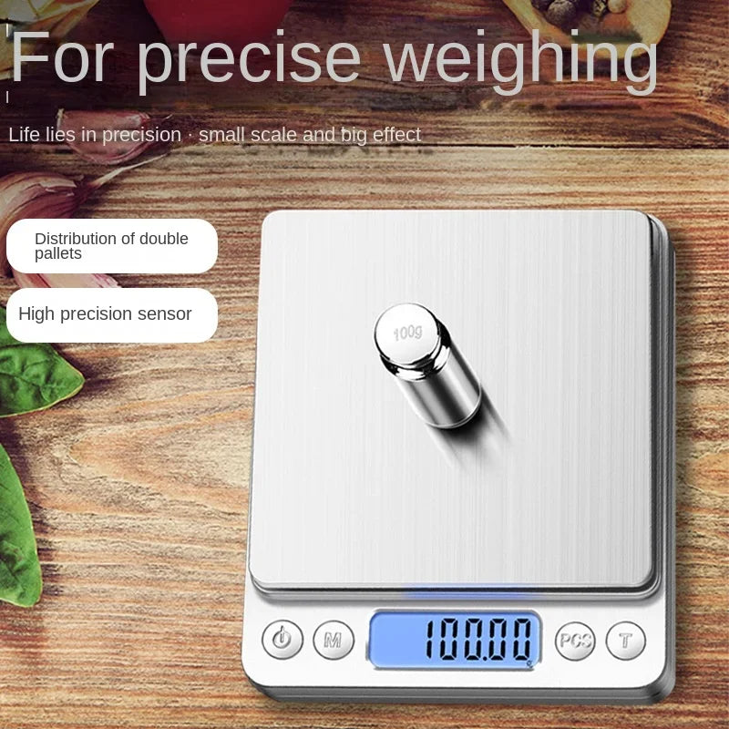 NEW Arrivals Battery 3KG Digital Weight Scale Kitchen Scales Home Coffee Balance Measuring Tools & Scales Accessories Precision Food Dining Bar Garden