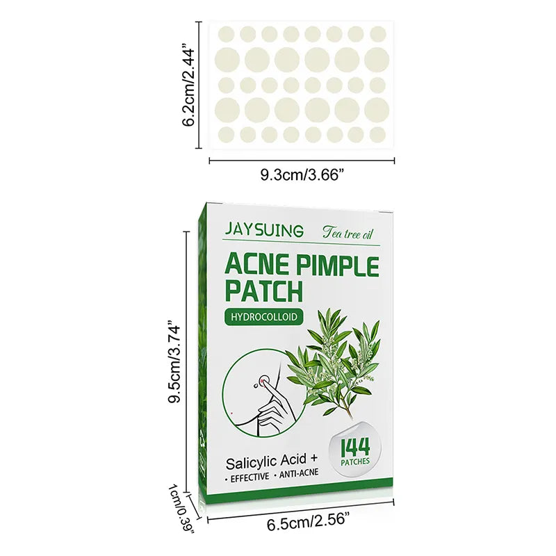144 Patches Acne Pimple Patch Face Invisible Stickers Quick Effect Treatment Removing Patches Beauty Acne Tools Face Skin Care