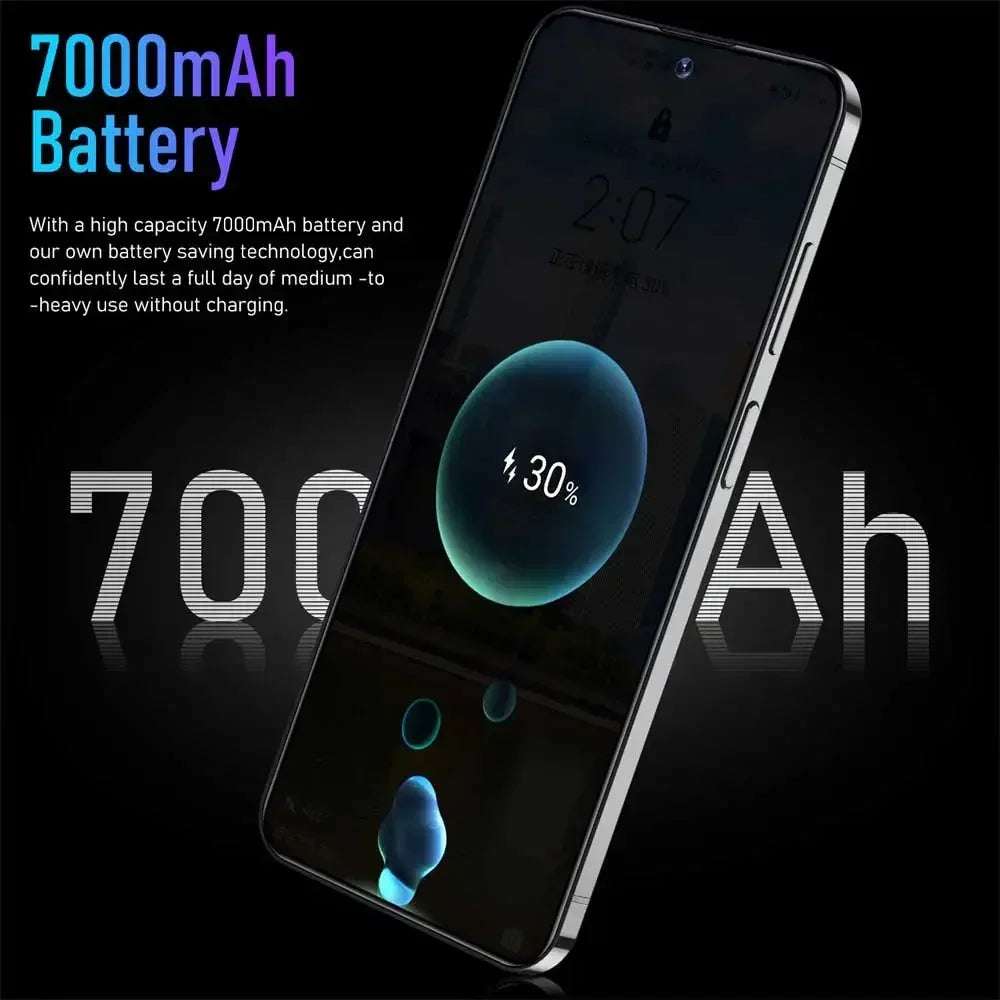 Original S24 Ultra Smartphone 5G 7.0HD Dual Sim Cellphones Android 13 Cell Phone Unlocked 72MP 7000mAh Smart Mobile Phone
