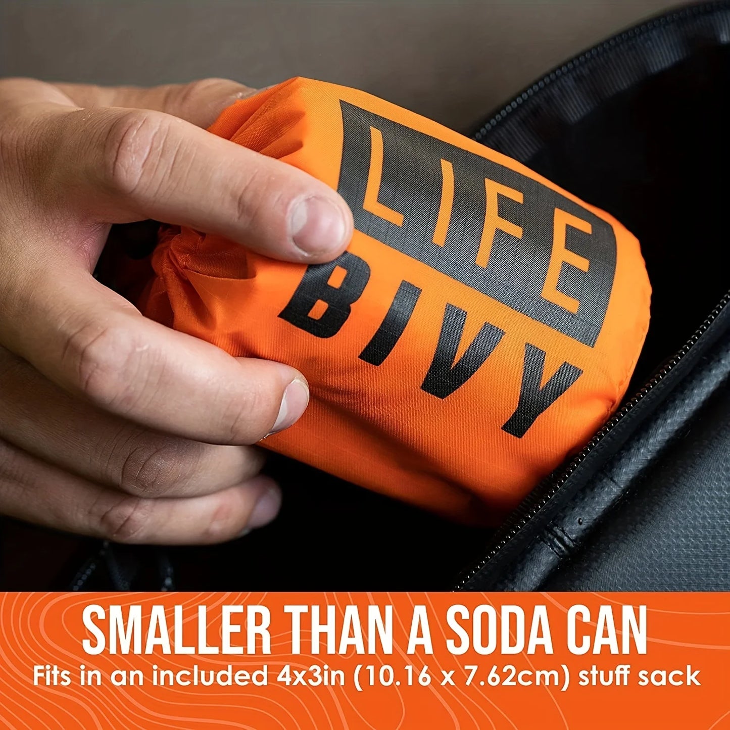 NEW Arrivals Portable Waterproof Emergency Survival Sleeping Bag Outdoor EDC Camping Gear Thermal Sack First Aid Rescue Kit Mylar Blanket Outdoor Travel Camping Supplies